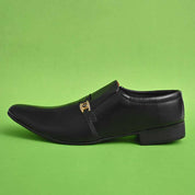 Men's Potsdam Buckle Style Formal Dress Shoes Men's Shoes SNAN Traders Black EUR 39 