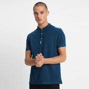 PTW Yalvac Minor Fault Pique Polo Shirt Minor Fault Image Sky Blue S 