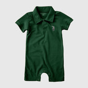 Polo Republica Nakon Signature Pony Printed Design Baby Romper Romper Polo Republica Bottle Green 0-3 Months 