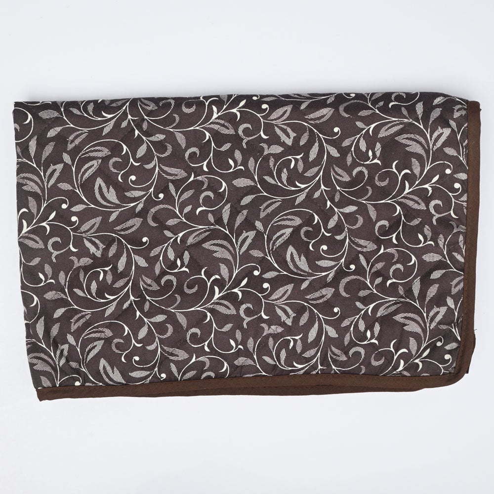 Fridge Cover Made By Dual Layer Cotton Polyster Filling Quilted Fabric Washable Stuff Home Decor FGT Chocolate Medium 