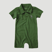 Polo Republica Nakon Signature Pony Printed Design Baby Romper Romper Polo Republica Olive Green 0-3 Months 