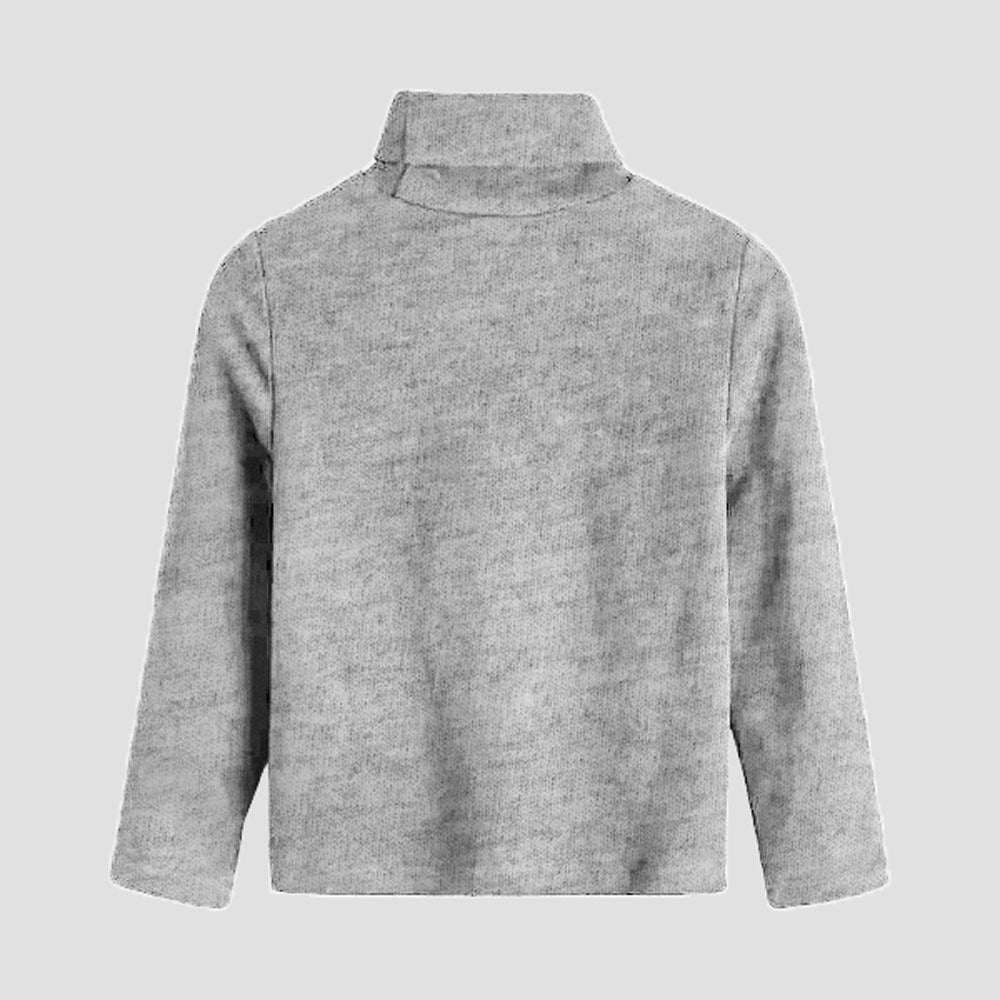 Polo Republica Kid's High Turtle Neck Minor Fault Sweat Shirt Minor Fault Polo Republica Heather Grey 2-3 Years 