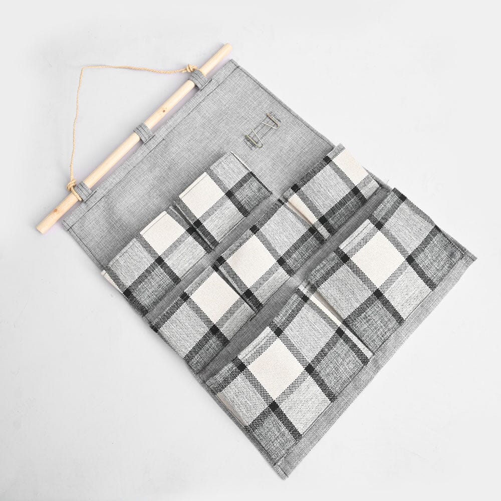 Stationery Storage Multi Pockets Organizer Wall Hanger General Accessories LPK Grey 