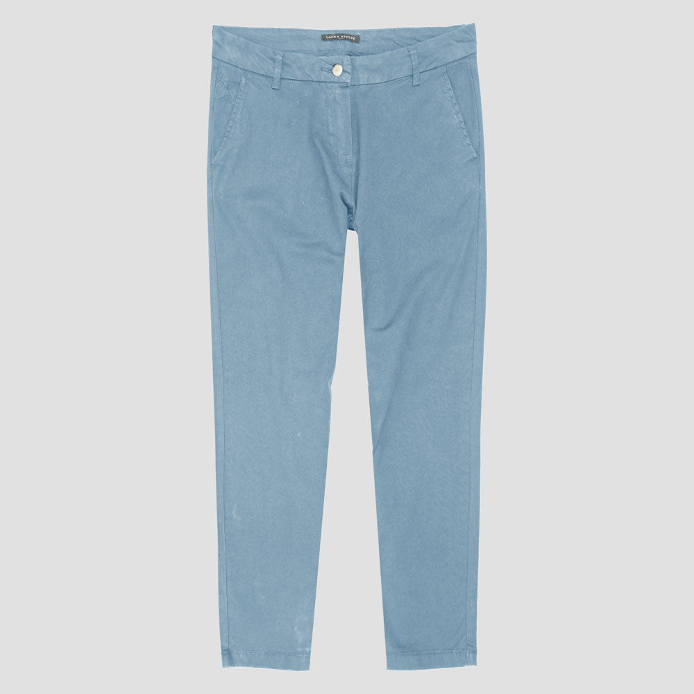 LA Women's Salvador Regular Fit Chino Pants Women's Denim HAS Apparel Sky 26 27
