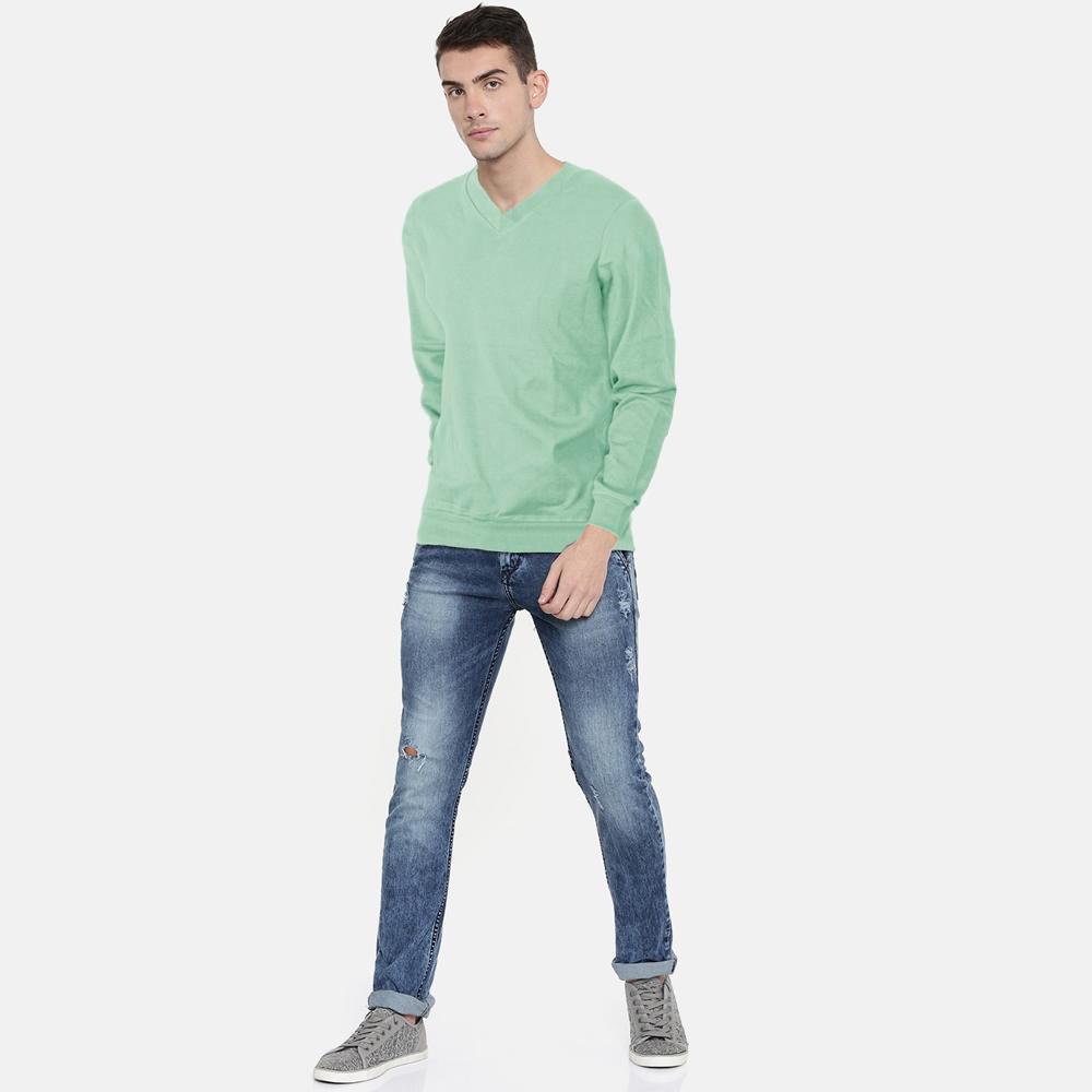 Polo Republica Men's Long Sleeve Minor Fault Nobitu Sweat Shirt Minor Fault Polo Republica Light turquoise S 