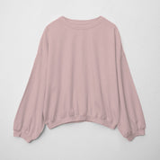 Urban Bliss Sariwŏn Women's Crew Neck Minor Fault Terry Sweatshirt Minor Fault HAS Apparel Light Pink XS(34) 