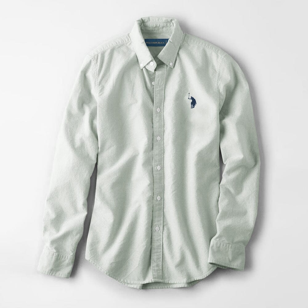 Polo Republica Men's Brandeta Minor Fault Casual Shirt Minor Fault Polo Republica Light Mint S 