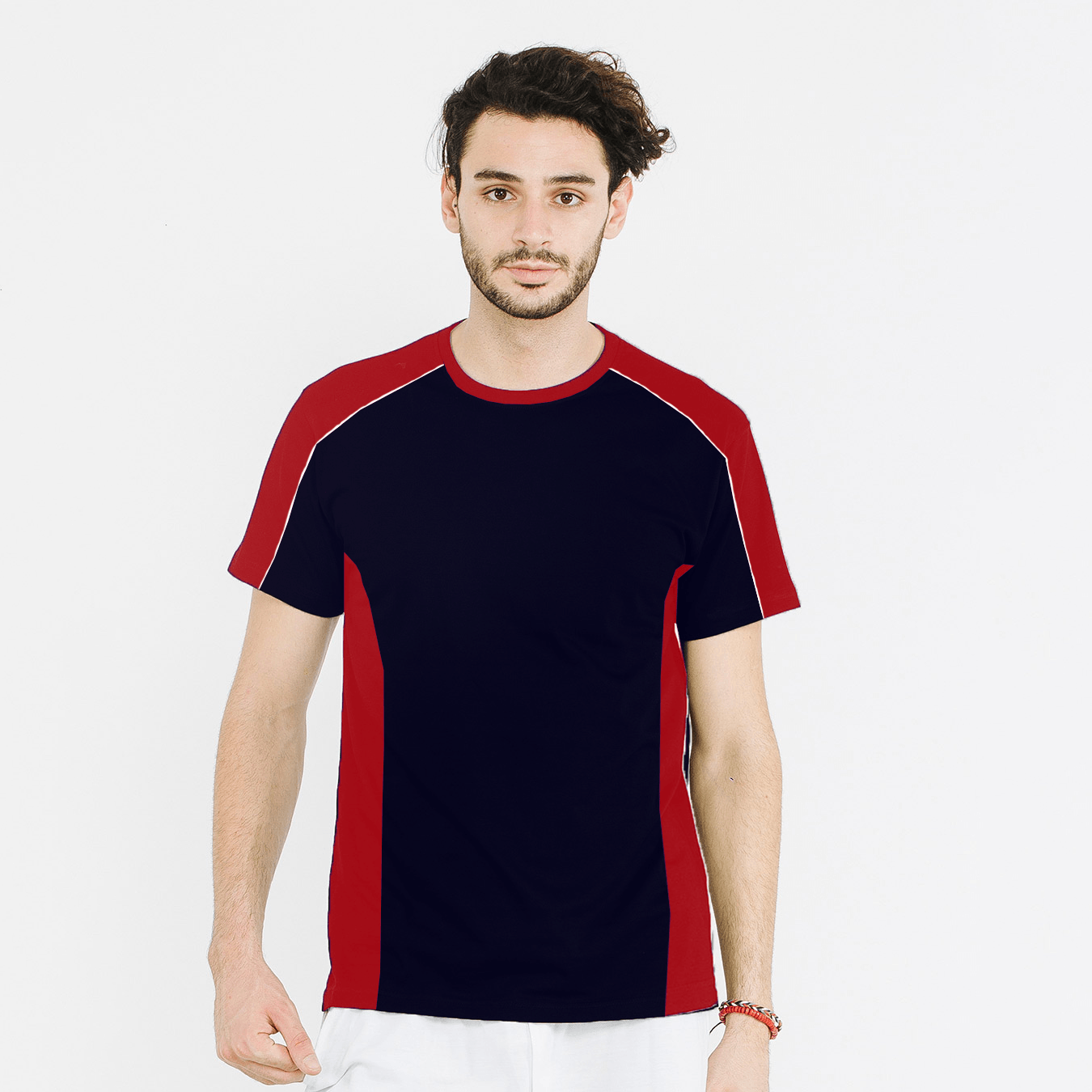 Navy & Red