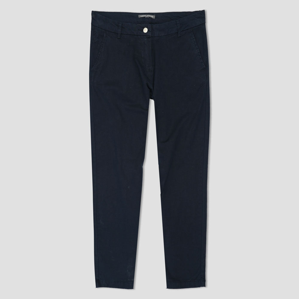 LA Women's Salvador Regular Fit Chino Pants Women's Denim HAS Apparel Blue 26 27