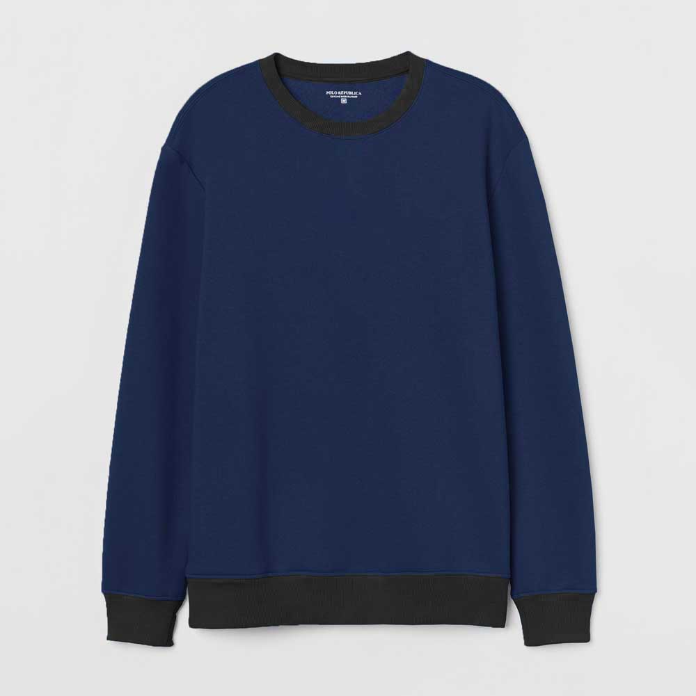 Polo Republica Men's Voronezh Terry Sweat Shirt Men's Sweat Shirt Polo Republica Navy S 