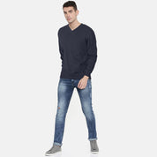 Polo Republica Men's Long Sleeve Minor Fault Nobitu Sweat Shirt Minor Fault Polo Republica Navy XL 
