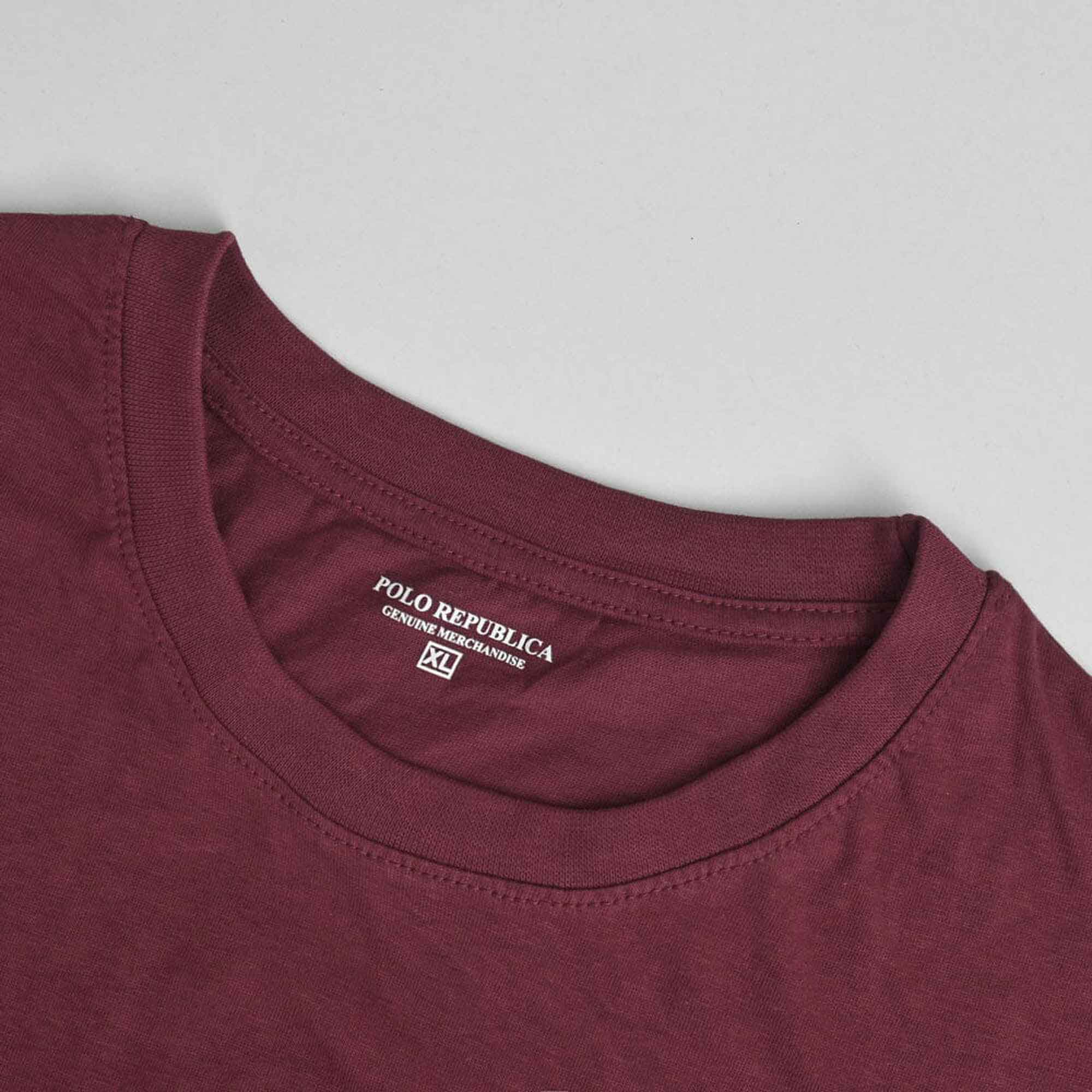 Polo Republica Loyalty & Pride Printed Crew Neck Tee Shirt