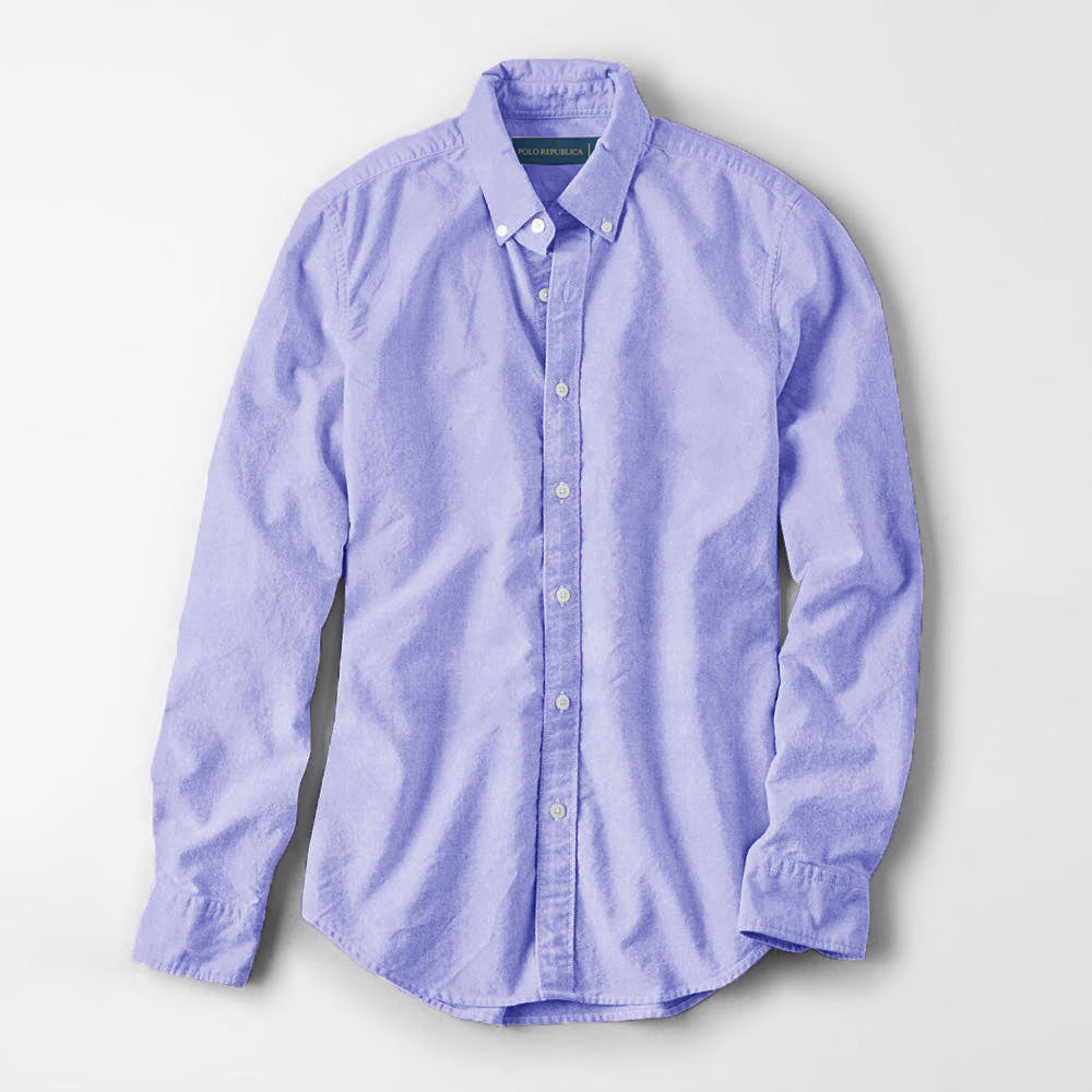 Polo Republica Men's Brandeta Minor Fault Casual Shirt Minor Fault Polo Republica Purple S 
