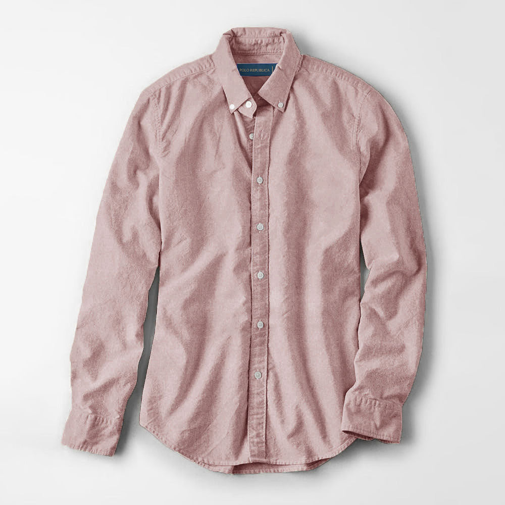 Polo Republica Men's Brandeta Minor Fault Casual Shirt Minor Fault Polo Republica Peach S 