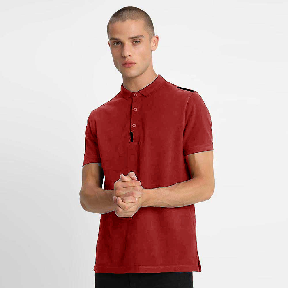 Men's Yalvac Minor Fault Pique Polo Shirt Minor Fault Image Red XS 