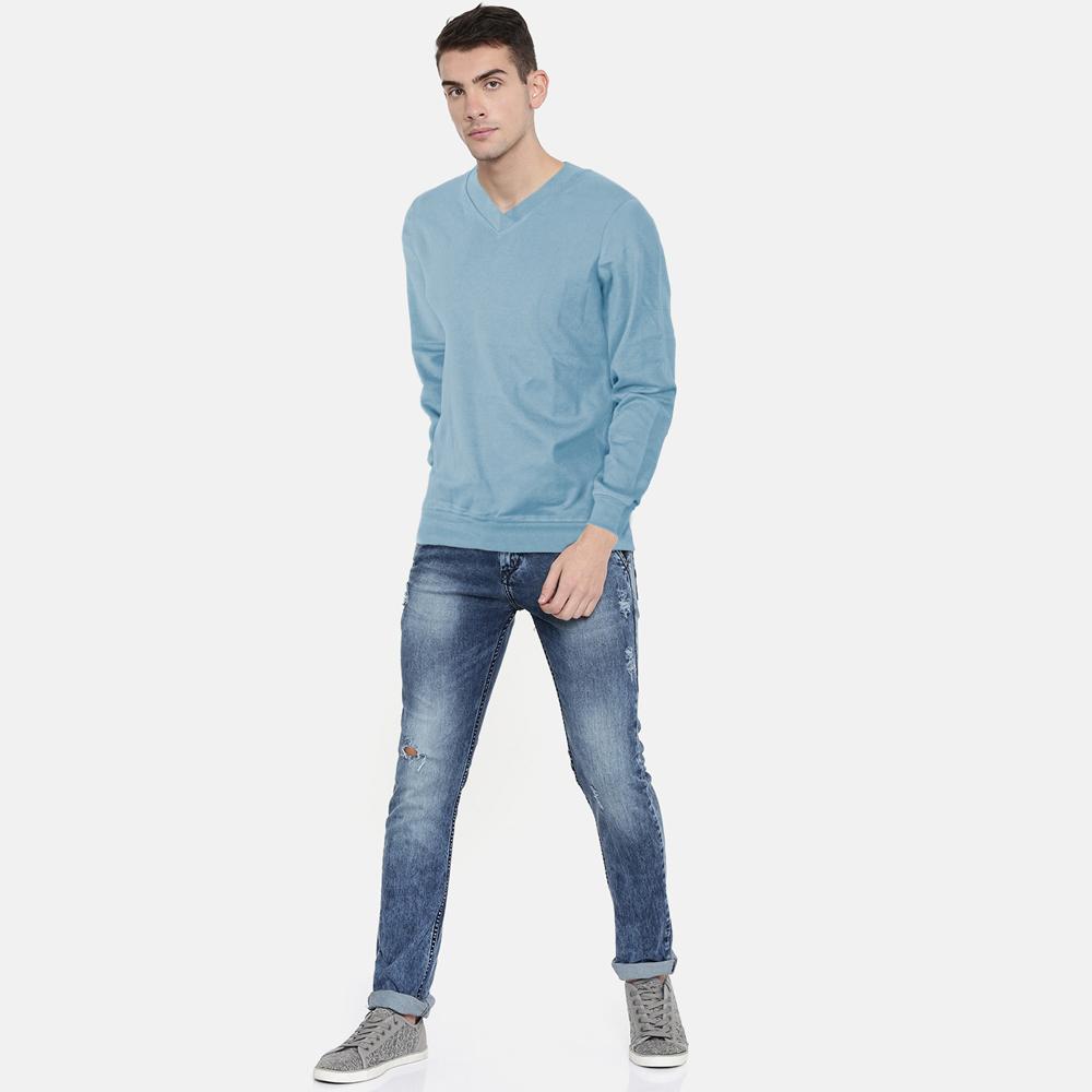 Polo Republica Men's Long Sleeve Minor Fault Nobitu Sweat Shirt Minor Fault Polo Republica Sky S 
