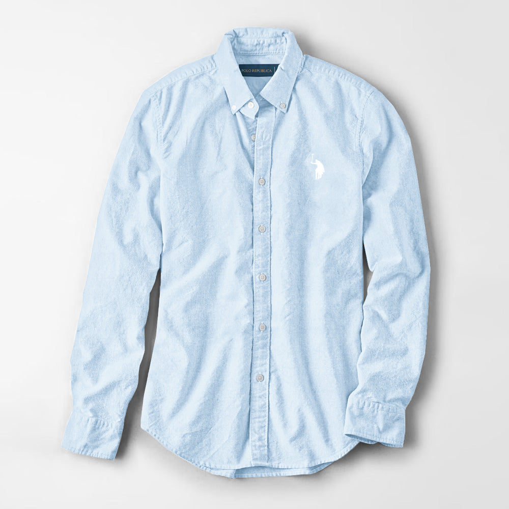 Polo Republica Men's Brandeta Minor Fault Casual Shirt Minor Fault Polo Republica Sky S 
