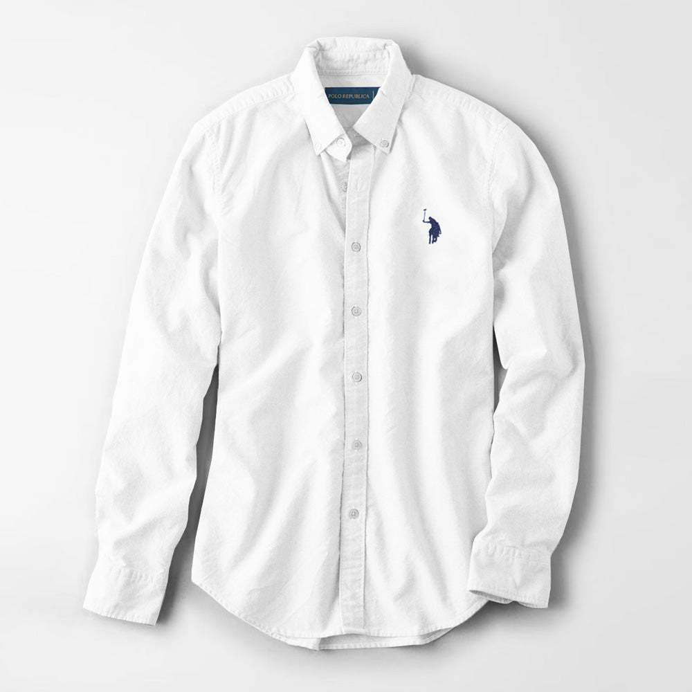 Polo Republica Men's Premium Pony Embroidered Plain Casual Shirt I