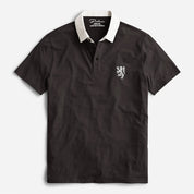 Poler Men's Megara Lion Embroidered Short Sleeve Polo Shirt Men's Polo Shirt IBT Brown S 