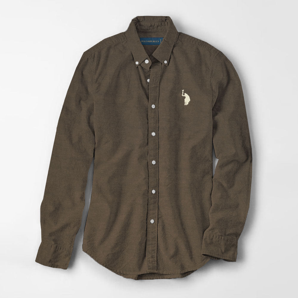 Polo Republica Men's Premium Pony Embroidered Plain Casual Shirt I