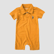 Polo Republica Nakon Signature Pony Printed Design Baby Romper Romper Polo Republica Yellow 0-3 Months 