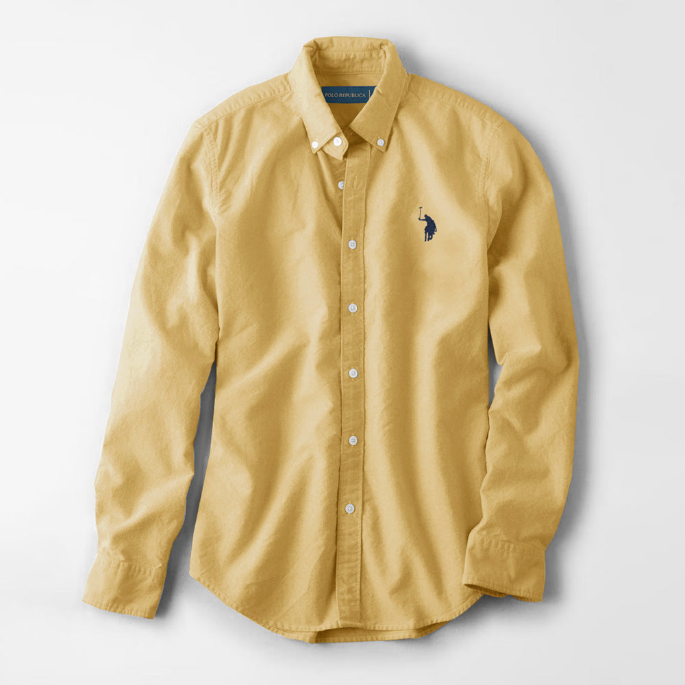Polo Republica Men's Brandeta Minor Fault Casual Shirt Minor Fault Polo Republica Yellow S 