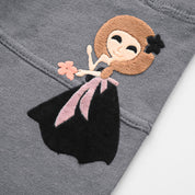 Kid's Princess Doll Design Terry Jogger Pants Boy's Trousers Haider Traders 