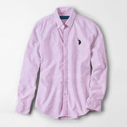 Polo Republica Men's Premium Pony Embroidered Plain Casual Shirt I Men's Casual Shirt Polo Republica Pink S 