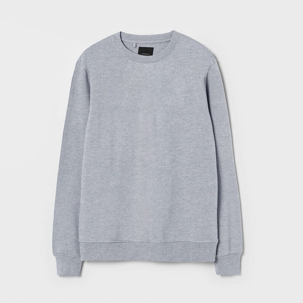 Lefties Men's Haarlem Terry Sweat Shirt Men's Sweat Shirt SZK Heather Grey S 